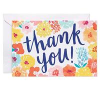 American Greetings Tarjetas de agradecimiento con sobres, flores brillantes (48 unidades)