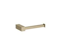 Amerock BH36081BBZ - Soporte para Papel higiénico de un Solo Poste Color champán Dorado | Soporte para Papel higiénico de 5-7/8 Pulgadas (149 mm) de Longitud | Monumento | Soporte para pañuelos de