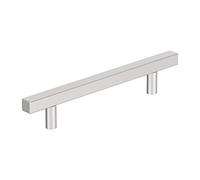 Amerock BP3717226 Everyday Modern - Tirador para gabinete, 5-1/16 pulgadas (128 mm) de centro a centro, cromo pulido