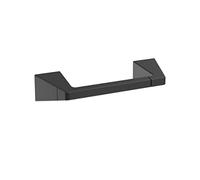 Amerock | Portarrollos de Papel higiénico | Negro Mate | Roca Negra | Soporte Giratorio de Doble Poste | Accesorios de baño | Accesorios de baño