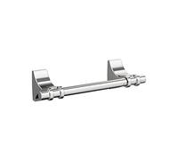 Amerock Soporte de Papel higiénico | Cromo | Davenport | Soporte Giratorio de Doble Poste | Herrajes de baño | Accesorios de baño