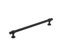 Amerock Tirador de gabinete, color negro mate, 8-13/16 pulgadas (224 mm) de centro a centro, Winsome | 1 paquete | tirador de cajón | Manija de gabinete | Herrajes para gabinete
