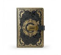 Amexo Diario con Contraseña, Cuaderno de Cuero Vintage con Cerradura de Combinación A5 Vintage de Piel Diario Secreto de Flores en Relieve Diario con Código Bolígrafo para Oficina Escolar