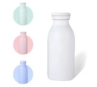 AMFUN Botella Térmica Aislada, Crema Botella de Acero Inoxidable, Botella Térmica a Prueba de Fugas, para Agua Potable Fría y Caliente Café Leche