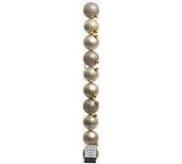 Amicasa Set De Bolas Para Árbol De Navidad 10 Piezas 6cm Plástico Pearl