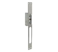 Amig - Abrepuertas Eléctrico de Embutir para Puertas - Mod.41-250 x 25 x 3 mm - Amperaje: 1,1 A - Incluye Bobina de 8-12 V de Corriente Alterna - Cerradero para Portales, Tiendas u Oficinas
