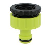 Amig - Adaptador y Reductor para Unión de Grifo con Manguera - 3/4" y 1" - Conexión Rápida y Fácil para Mangueras de Agua - Plástico ABS - Verde Pistacho