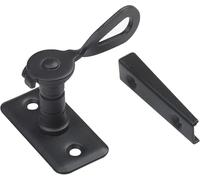 Amig - Aldabilla Tipo San Sebastián para Contraventanas Mod.12x15 mm, color negro (Paquete de 5)