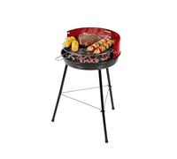 Amig - Barbacoa de carbón - 57 x 54 x 84 cm - Negro - Fabricado en Acero - Jardín y patio - para terraza y balcón con tamaño ajustado a espacios pequeños uso práctico y mantenimiento fácil. Mod. FENIX