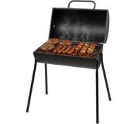 Amig - Barbacoa de carbón - 83 x 78 x 63 cm - Negro - Fabricado en Acero - para jardín y patio con uso familiar y reuniones con montaje sencillo limpieza cómoda y calidad consistente. Mod. KALDERA