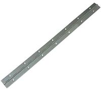 Amig - Bisagra de Piano - 600 x 32 x 0,7 mm - Cantos Cuadrados - Ideal para Sujetar con Firmeza Puertas de Armarios y Tapas de Cajas o Baúles - Acero Inoxidable 18/8 Mate