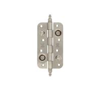 Amig - Bisagra de seguridad antipalanca para puerta de entrada - instalación embutida con canto redondo - 150 x 82 x 3 mm - acero inoxidable 18/8 acabado mate - Mod. 566