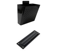 Amig Bundle Cesta para Publicidad Exterior + Bocacartas Negro Mod. 1 con Solapa