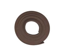Amig - Burlete Adhesivo de Caucho - Para Evitar Corrientes de Aire por Rendijas en Puertas y Ventanas Batientes y Correderas - 6 metros en 2 Tiras de 3 m - Color Marrón - Aislante para Huecos 1-3,5 mm