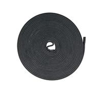 Amig - Burlete Adhesivo de Caucho para Puertas de Entrada y Paso y Ventanas Batientes y Correderas - Rollo de 10 m · 20 x 5 mm · Color Negro - Cinta Aislante para Evitar Corrientes y Fugas de Aire