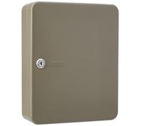 Amig - Caja Portallaves de Pared Mod.2172 de Acero Acabado en Gris Epoxi con Cerradura de Seguridad y 2 Llaves en Bruto - Cuelgallaves con Capacidad para 93 Llaves - Medidas: 300 x 240 x 80 mm