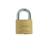 Amig - Candado de seguridad - Incluye 2 llaves - Arco pequeño - Para taquillas de gimnasio, puertas, armarios, maletas, mochilas - Latón y arco de Acero - Ancho: 25 mm