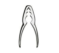 Amig - Cascanueces Marisquero de Palanca - Mod.12 Envasado en Display - Perfecto para Abrir Frutos Secos, Patas, Conchas o Pinzas de Marisco - Abridor de Zamak con 3 Huecos Dentados - Agarre Seguro
