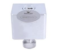 Amig - Cerradura Mod. 670A - 60 x 50 mm - Latón - Cromado brillo - Seguridad para puertas enrollables