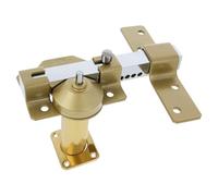 Amig - Cerrojo de Sobreponer para Puertas con Cilindro de Seguridad y Pestillo de Apertura - Acero - Acabado Martelé - Cilindro 70 mm - Incluye 5 Llaves de Punto - 88 x 153 mm