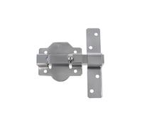 Amig - Cerrojo de Sobreponer para Puertas de Entrada o Traseras Mod. 1P - 88 x 131 mm - Acero - Plateado - Pasador de Alta Seguridad - Pestillo sin Llaves y Diseño Robusto