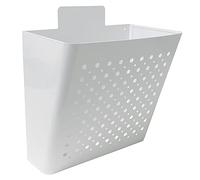 Amig - Cesta de publicidad - Buzón para Publicidad con Rejilla Frontal - Uso exterior - Acero - Blanco - 32 x 36 x 19 cm