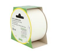 Amig - Cinta Americana Mod.516 de Fijación Extrafuerte y Resistente al Agua para Uso en Interiores o Exteriores - Perfecta para Bricolaje y Reparaciones - Medidas 10 m x 50 mm - Color Blanco