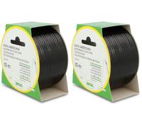 Amig - Cinta Americana Mod.516 de Fijación Extrafuerte y Resistente al Agua para Uso en Interiores o Exteriores - Perfecta para Bricolaje y Reparaciones - Medidas 10 m x 50 mm - Color Negro