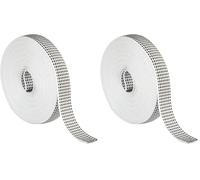 Amig - Cinta para Recogedor de Persianas Enrrollables Blanca con Pintas Negras | Cuerda de Repuesto para Carrete de Persiana de Toque Suave y Rígido | Resiste Rayos UV y Abrasión | Medidas 20 mm x 6 m