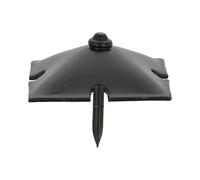Amig - Clavo Embellecedor - Reforzado - Ø 30 x 35 mm - Forma Cuadrada y Piramidal - Ideal para Fijar en Armarios, Mesas o Puertas - Bolsas de 4 - Acero Negro