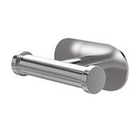 Amig - Colgador adhesivo para toalla de baño Mod. Ea-5 - Toallero gancho Adhesivo sin tornillos - 100 x 65 x 45 mm - Acero inoxidable - Plateado mate