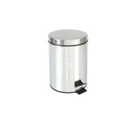 AMIG CUBO BASURA METAL REDONDO PEDAL INOX 20 L.