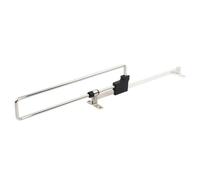 Amig - Cuelgaperchas extraíble - Acero - Medidas: 400 mm - Plateado - Colgador Extensible de Perchas para Ropa - Ideal para armarios o vestidor