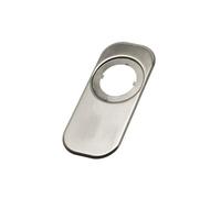 Amig - Embellecedor de Escudos de Seguridad para Cerraduras - 165 x 74 mm - Para Evitar Rayar Puertas con las Llaves - Con Forma Rectangular - Acero inoxidable 18/8