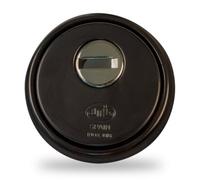 Amig, Escudo de seguridad Mod.31, Acero, Cuerpo reforzado en acero sinterizado, Antitaladro, Color negro mate, Para puertas min. 40 mm de grosor, Bocallave de 65 mm de diámetro