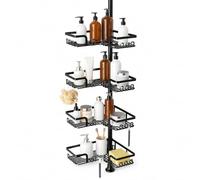 Amig - Estanteria Ducha Telescopica - Ajustable hasta 290cm - Color Negro