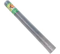 Amig - Malla Metálica Galvanizada Cuadrada - Fabricado en Acero Galvanizado - Medidas: 1 m x 5 m - Ideal para Aplicaciones Avícolas, Agrícolas, Jardinería y Construcción