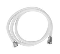 Amig - Manguera de ducha 1,75 m - Flexo de Ducha Universal Mod.9902 de PVC Reforzado Blanco - Longitud: 1,75 m - Manguera Larga para Duchas Empotradas o Bañeras - Ligero y Resistente