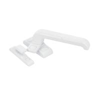 Amig - Manilla de Bloqueo para Puertas y Ventanas Mod. GAMMA - 122 x 70 mm - Roseta - Derecha - Puertas de Interior y Ventanas - Sin Cuadradillo - Aluminio Blanco