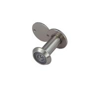 Amig - Mirilla de Seguridad Superangular para Puertas - Protección para Hogares y Personas Mayores - Fácil Instalación - Resistente a Arañazos, Cromo Mate, Ø14 mm, Grosor 35-60 mm