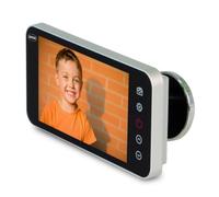 Amig - Mirilla Digital para Puertas - Pantalla LCD 4" TFT - Ángulo de Visión: 160° - Imágenes Claras - De Fácil Instalación y Uso - Color: Plata