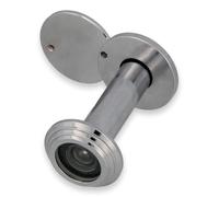 Amig - Mirilla para puerta - Lente Superangular - Gran Ángulo de Visión - Certificado para Puertas Anti-fuego - Acero - Ø14 mm - Grosor de Puerta: 55-80 mm - Acabado: Cromo Brillo