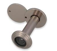 Amig - Mirilla para puerta - Lente Superangular - Puertas de entrada Interiores y Exteriores - Cromo mate - Acero - Medidas: Diámetro 14 mm y Grosor 5580 mm - Certificado para Puertas Anti-fuego