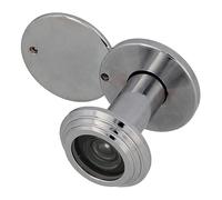 Amig - Mirilla para Puerta - Lente Superangular - Puertas de entrada para Interiores y Exteriores - Acero - Cromado Brillo - Cromado Brillo - Medidas: 35-55 mm - Certificado para Puertas Anti-fuego
