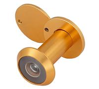 Amig - Mirilla para puerta - Visor de puerta con lente súper angular y fácil instalación - para puertas de 35-60 mm, diámetro 14 mm - Acero - Oro