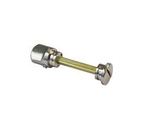 Amig - Muletilla para Manillas de Placa - Mod. 6Z - Ø21 x 90 mm - Cuadradillo de 6 mm - Condena con Sistema de Desbloqueo Exterior - Zamak Latonado Barnizado