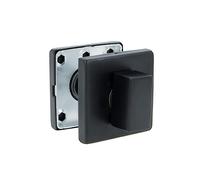 Amig - Muletilla para Manillas de Roseta Cuadrada - Mod. 10RX - 53 x 53 cm - Cuadradillo de 6 mm - Diseño Elegante y Sencillo - Acero inoxidable Negro