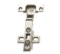 Amig - Pack de 2 Bisagras de Cazoleta - Recta - Montaje de Puertas de Muebles y Armarios de Cocina - Ø35 mm - Acero Niquelado - Apertura 110° - Plateado