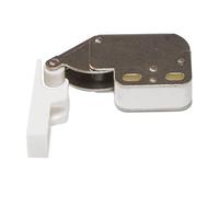 Amig - Pack de 2 Golpetes con Muelle Mod.30 de Acero Acabado en Blanco - Cierre Oculto para Puertas de Armarios y Muebles de Hogar u Oficina - Medidas: 28 x 35 mm - Se Incluyen Tornillos de Fijación