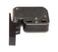 Amig - Pack de 2 Golpetes con Muelle Mod.30 de Acero Acabado en Negro - Cierre Oculto para Puertas de Armarios y Muebles de Hogar u Oficina - Medidas: 28 x 35 mm - Se Incluyen Tornillos de Fijación